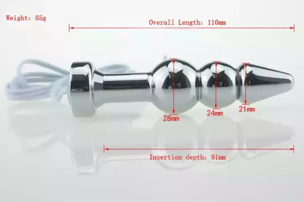 Electro Metal Anal Plug - Image 12