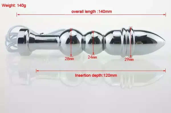 Electro Metal Anal Plug - Image 13