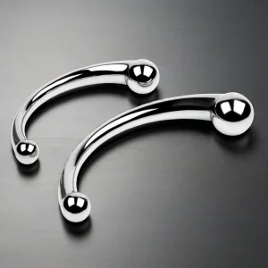 Dual-Design Premium Metal G-Spot & Anal Stimulator