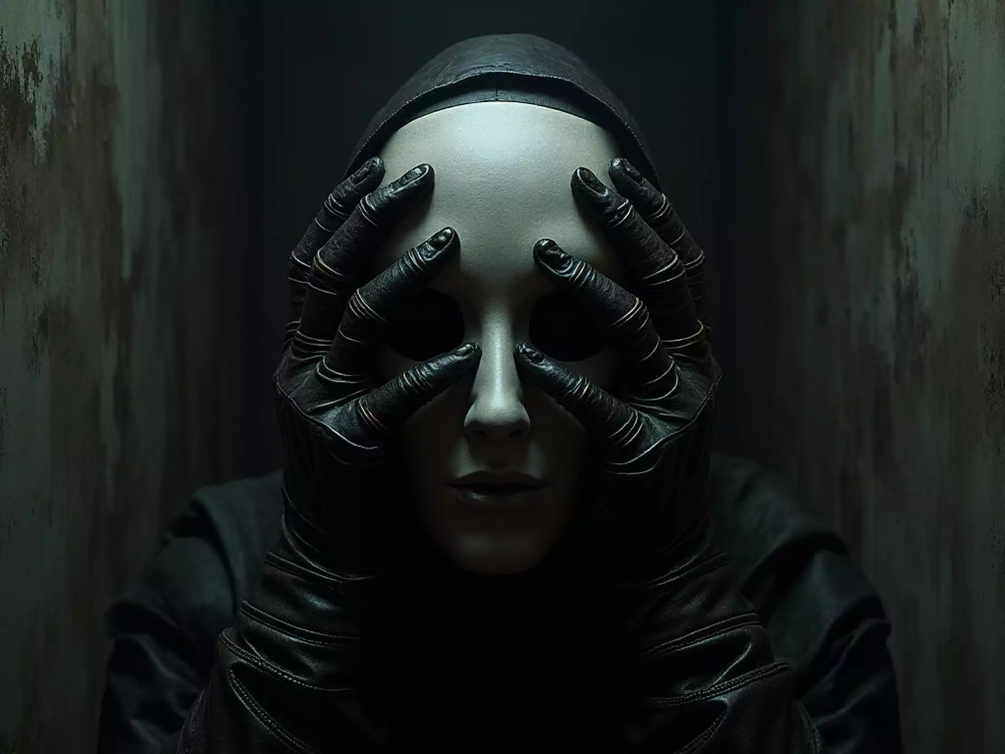 Fetish in Film Scene Cinematic scene with leather and fetish symbolism